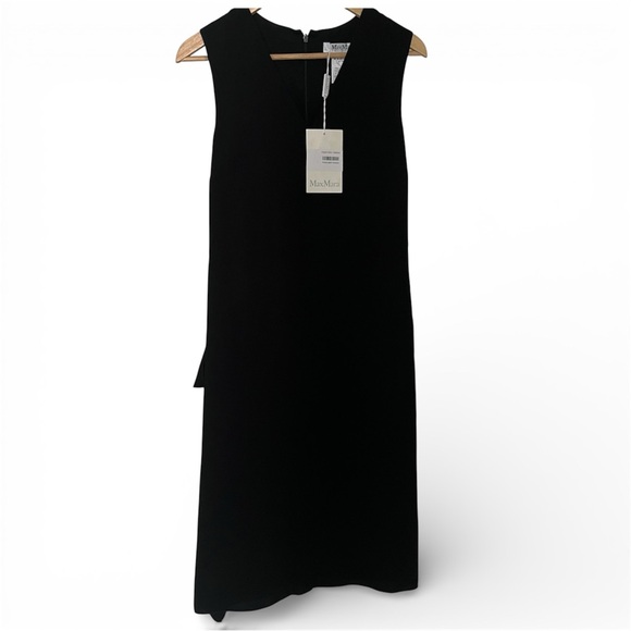 NWT MaxMara Robin Black Midi Dress - Picture 4 of 10